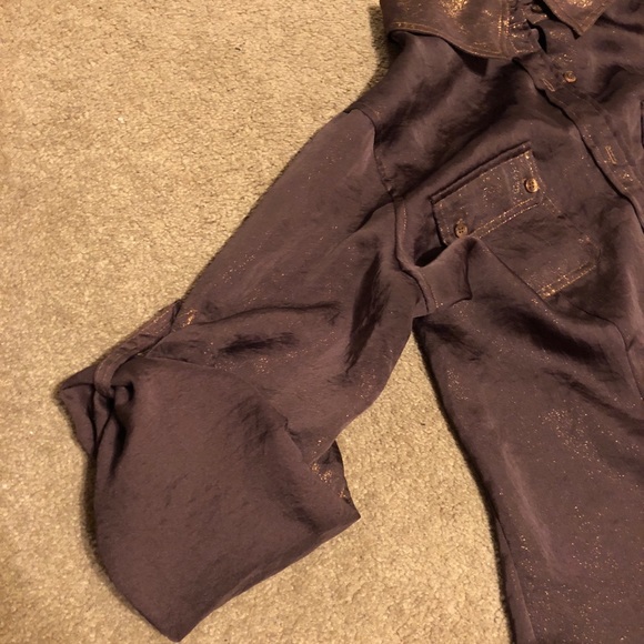 CK Metallic Button down - Picture 6 of 7